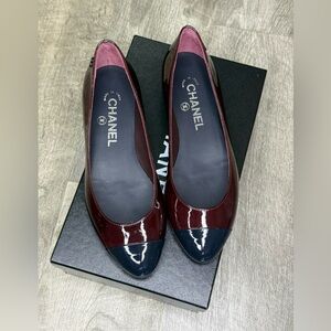 Authentic CHANEL Ballet Flats 
Size 36 1/2